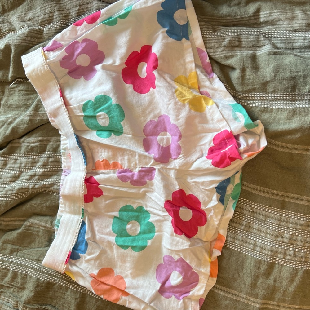 Colorful Floral Print Shorts (NEVER WORN)